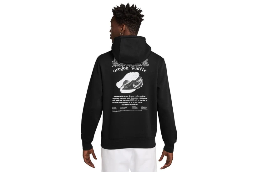 Nike Sportswear Club Fleece Ανδρικό Φούτερ με Κουκούλα Μαύρο