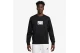 Nike Reissue Club Fleece Ανδρική Μακρυμάνικη Μπλούζα με Λαιμόκοψη Μαύρη