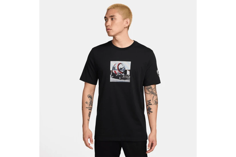 Nike Ανδρικό Κοντομάνικο T-Shirt Μαύρο