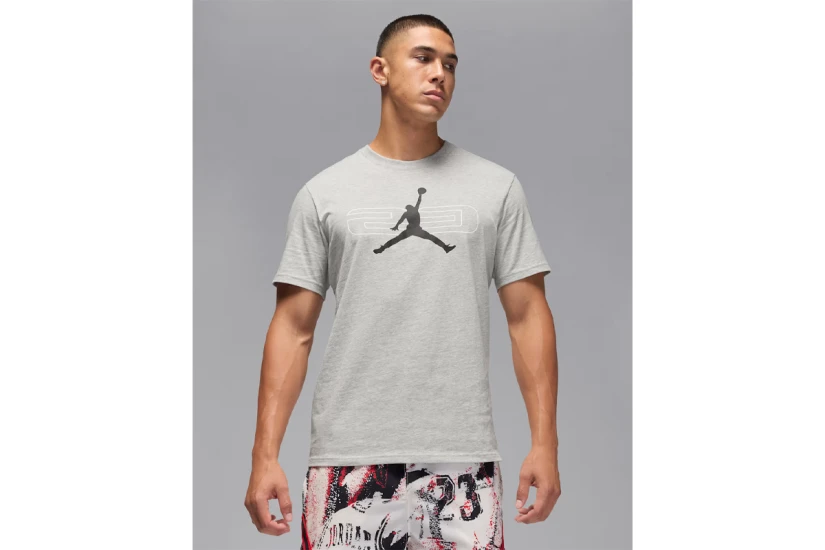 Jordan Sport Ανδρικό Κοντομάνικο T-Shirt Γκρι