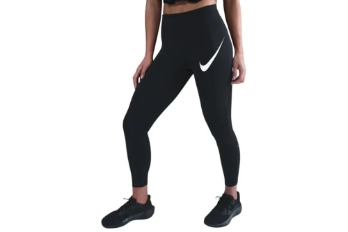 Nike Tempo Swoosh Run High-Waisted Κολάν 7-8 Γυναικείο (HV2304 010)