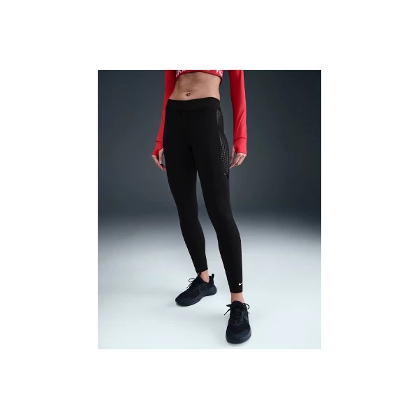 Nike Pro Mid-Rise Κολάν Μακρύ Γυναικείο (HV2348 010)