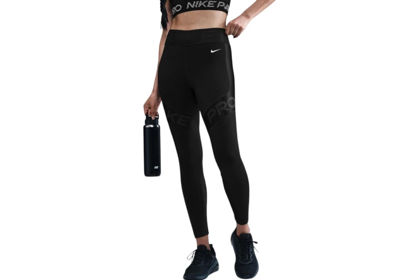 Nike Pro Sculpt High-Waisted Dri-FIT Γυναικείο Κολάν 7/8 Μαύρο