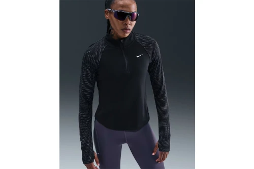 Nike Tempo Flash Dri-Fit Μπλούζα Με Φερμουάρ Γυναικεία (HV2996 010)