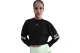 Nike Pro Dri-FIT French Terry Γυναικεία Crop Μπλούζα Μαύρη