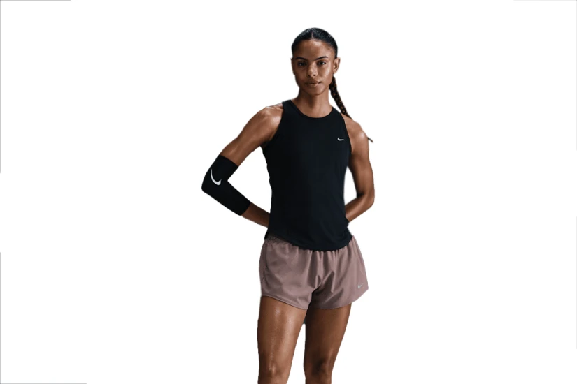 Nike Tempo Dri-Fit Γυναικεία Αμάνικη Μπλούζα Μαύρη