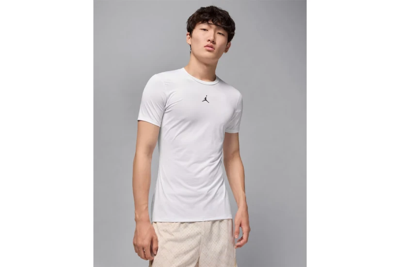 Jordan Sport Dri-FIT Base Layer Ανδρικό Κοντομάνικο T-Shirt Λευκό