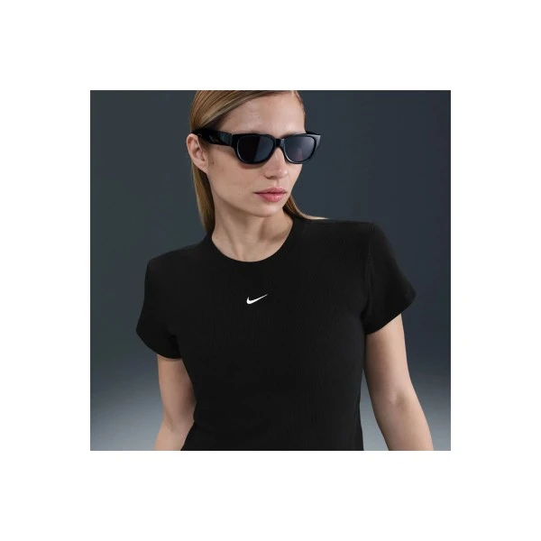 Nike Sportswear Tight Ribbed T-Shirt Γυναικείο (HV4994 010)