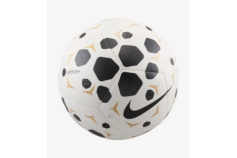 Nike Pitch Μπάλα Ποδοσφαίρου Λευκή, Μαύρη, Μπεζ