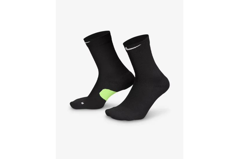 Nike Running Dri-FIT Ψηλές Κάλτσες Μαύρες 1 Ζευγάρι