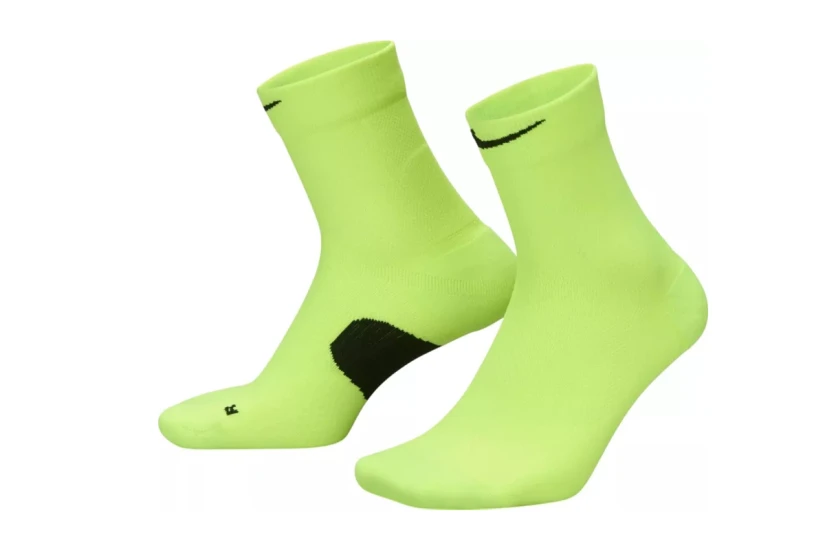 Nike Dri-FIT Midweight Running Micro Κοντές Κάλτσες Κίτρινο Φλούο 1 Ζευγάρι