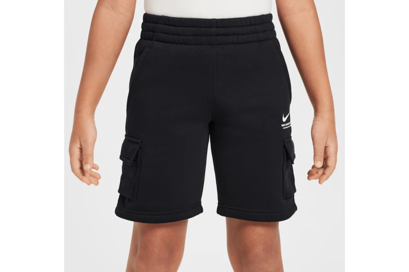 Nike Sportswear Fleece Παιδική Αθλητική Βερμούδα Μαύρη