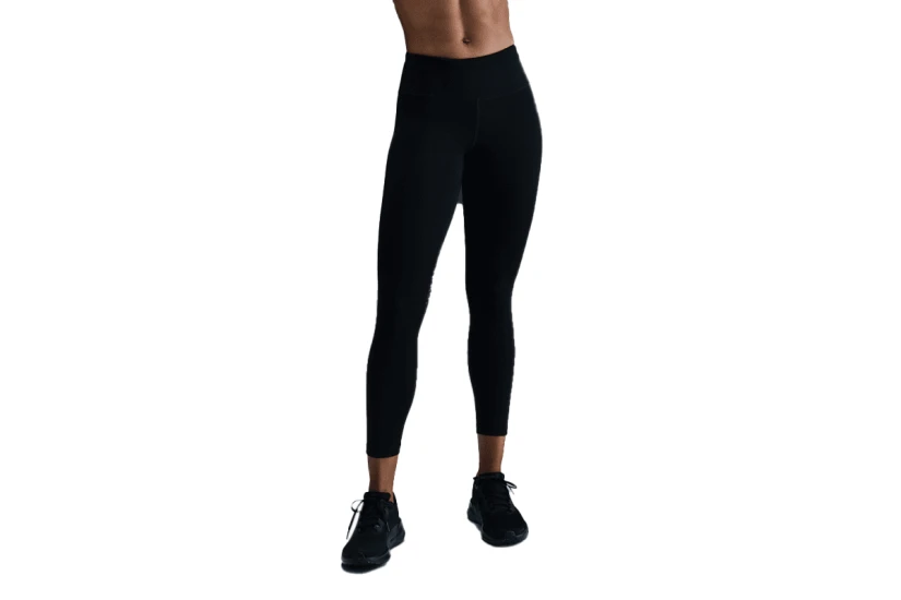 Nike Fast Mid-Rise Dri-FIT Γυναικείο Κολάν 7/8 Μαύρο