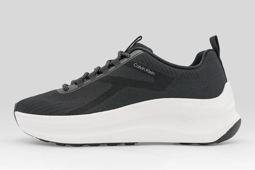 Calvin Klein Volumax - Chunky Ck Stripe Γυναικεία Sneakers Μαύρα, Λευκά