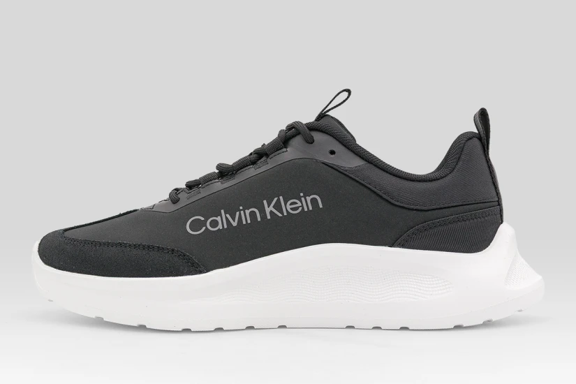 Calvin Klein Curve Lightweight Runner Γυναικεία Sneakers Μαύρα, Λευκά