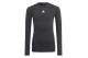 Adidas Techfit Παιδική Μακρυμάνικη Ισοθερμική Μπλούζα Μαύρη