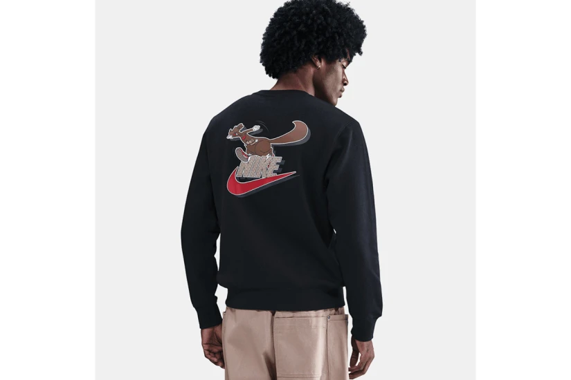 Nike Ανδρική Μακρυμάνικη Μπλούζα με Λαιμόκοψη