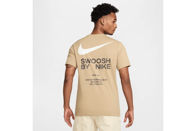 Nike Sportswear Ανδρικό Κοντομάνικο T-Shirt Μπεζ