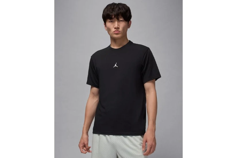 Jordan Sport Dri-FIT Jumpman Ανδρικό Κοντομάνικο T-Shirt Μαύρο