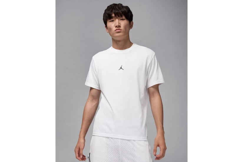 Jordan Sport Dri-FIT Jumpman Ανδρικό Κοντομάνικο T-Shirt Λευκό