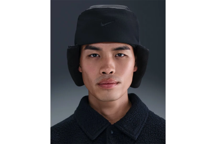 Nike Fly Unstructured Puffer Trapper Σκούφος Earmuff Μαύρος