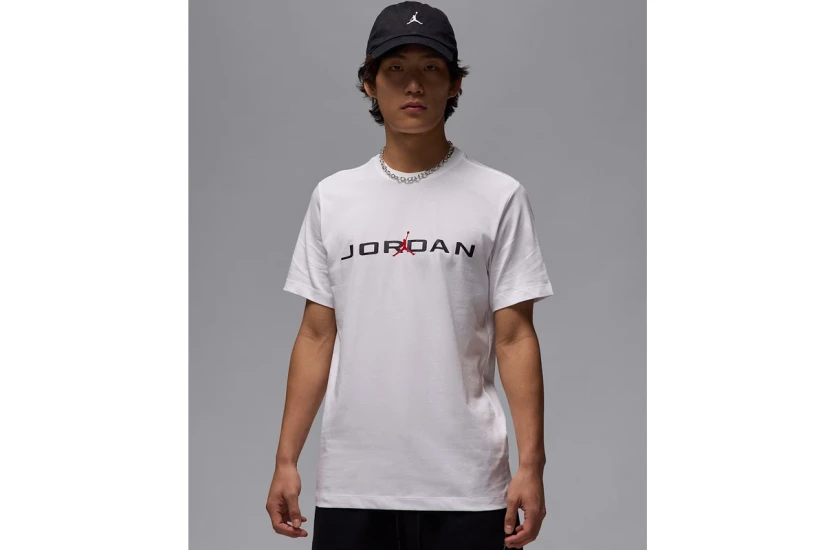 Jordan Air Ανδρικό Κοντομάνικο T-Shirt Λευκό
