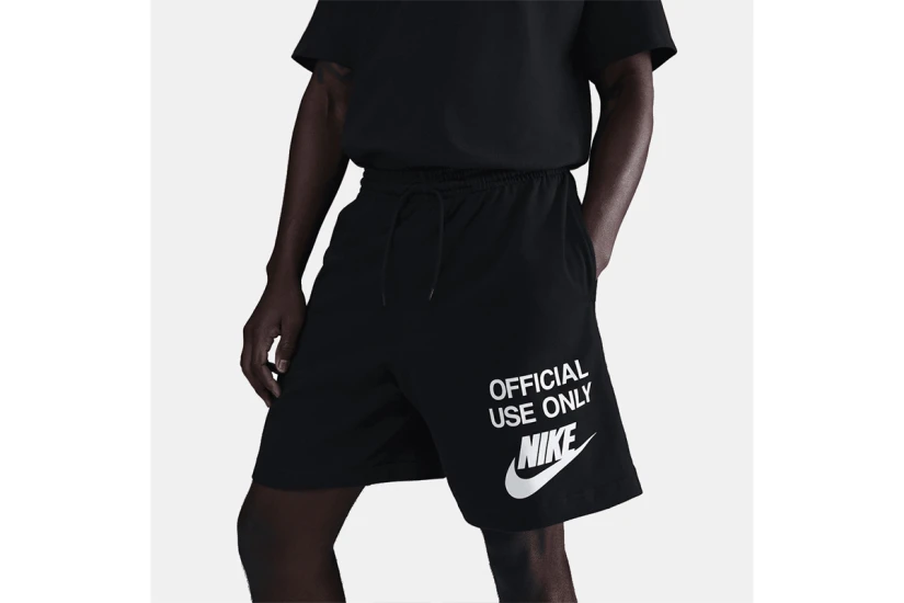 Nike Club Knit Ανδρική Αθλητική Βερμούδα Μαύρη