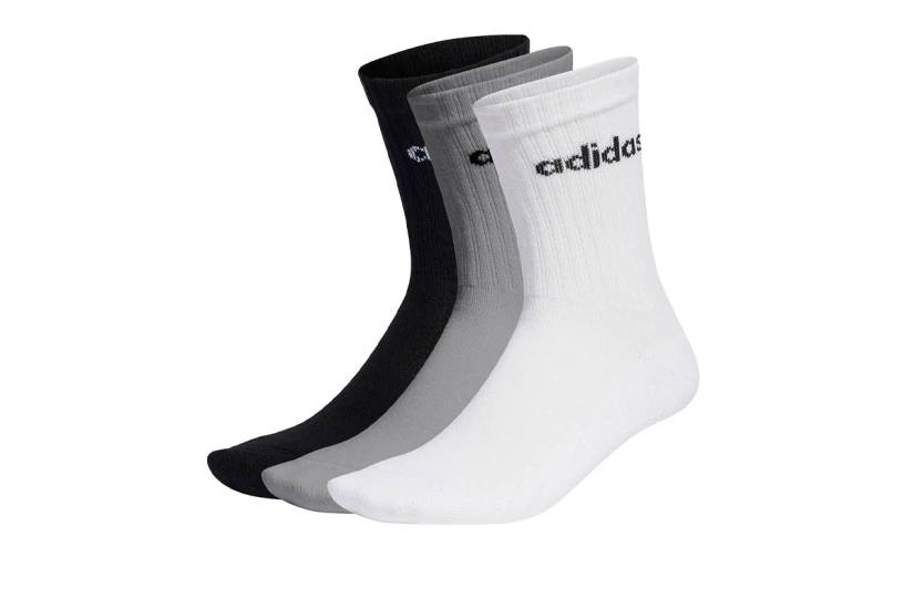 Adidas Performance Linear Κάλτσες Μέχρι τη Γάμπα 3 Τεμάχια