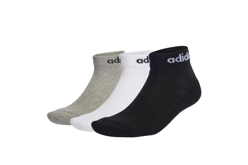 Adidas Performance Linear Κάλτσες Μέχρι τον Αστράγαλο 3 Τεμάχια