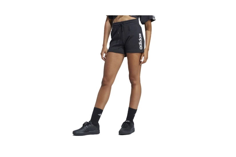 Adidas Performance Essentials Linear French Terry Γυναικείο Αθλητικό Σορτς Μαύρο