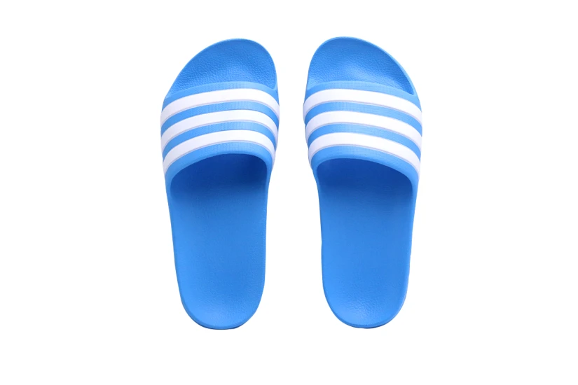 Adidas Originals Adilette Aqua Παντόφλες Γαλάζιες, Λευκές