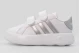 Adidas Performance Grand Court 2.0 Βρεφικά Sneakers Λευκά, Ασημί