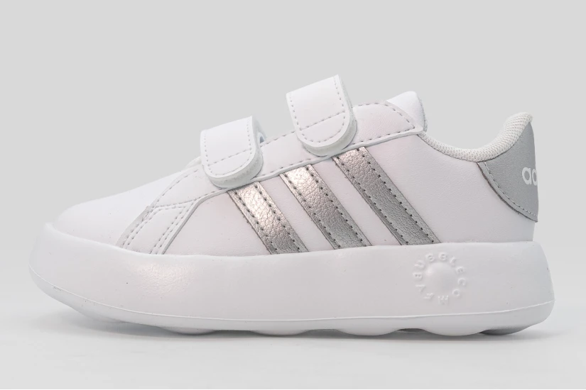 Adidas Performance Grand Court 2.0 Βρεφικά Sneakers Λευκά, Ασημί