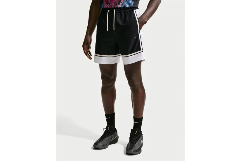 Nike Standard Issue Dri-FIT Ανδρική Μπασκετική Βερμούδα Μαύρη, Λευκή, Ζαχαρί