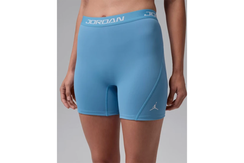 Jordan Sport Essentials Dri-FIT High-Waisted Γυναικείο Κοντό Κολάν Σιέλ