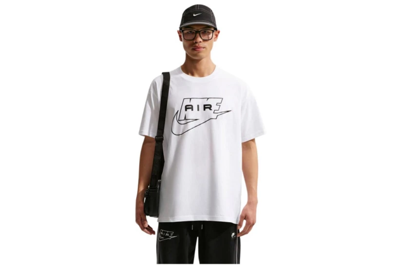 Nike Sportswear Ανδρικό Κοντομάνικο T-Shirt Λευκό, Μαύρο