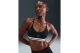 Nike Indy Dri-FIT Γυναικείο Μπουστάκι Λευκό, Μαύρο