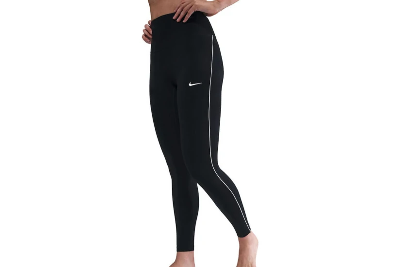 Nike One High-Waisted Dri-FIT Γυναικείο Μακρύ Κολάν Μαύρο