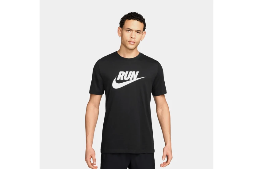 Nike Dri-FΙΤ Ανδρικό Κοντομάνικο T-Shirt Μαύρο, Λευκό