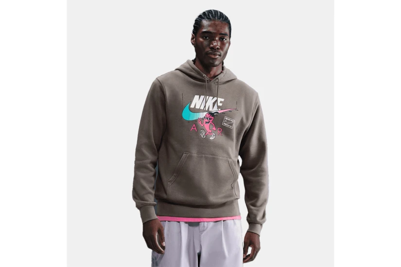 Nike Sportswear Club Ανδρικό Φούτερ Με Κουκούλα Πουρό
