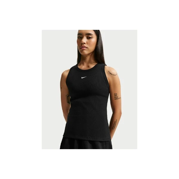 Nike Sportswear Tight Ribbed Μπλούζα Αμάνικη Γυναικεία (IH7956 010)