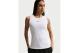 Nike Sportswear Tight Ribbed Γυναικεία Αμάνικη Μπλούζα Λευκή