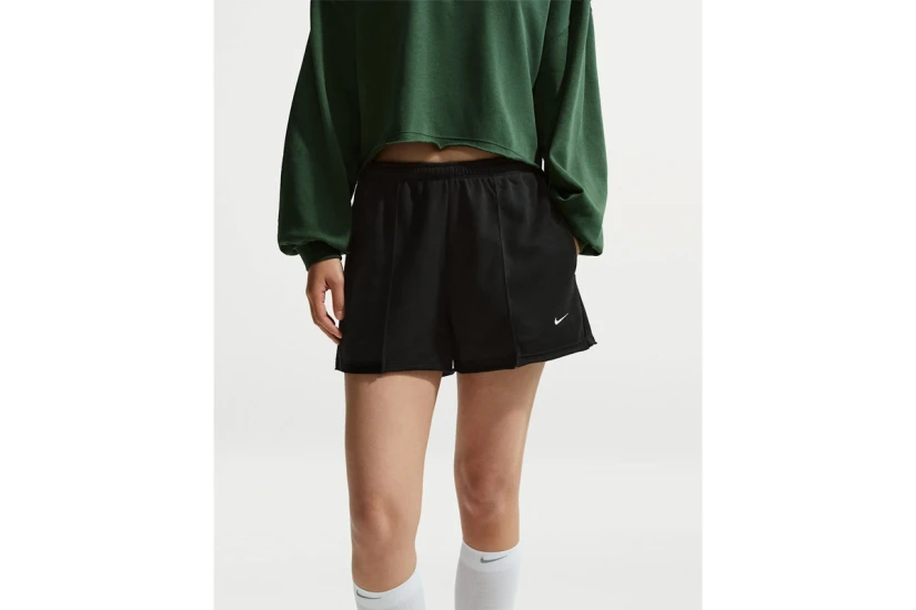Nike Sportswear Chill Terry Mid-Rise Γυναικείο Αθλητικό Σορτς Μαύρο