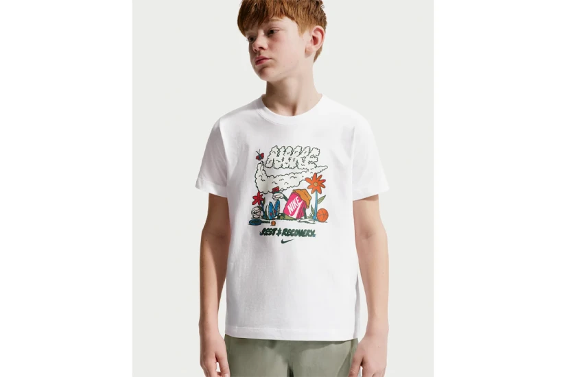 Nike Sportswear Παιδικό Κοντομάνικο T-Shirt Λευκό