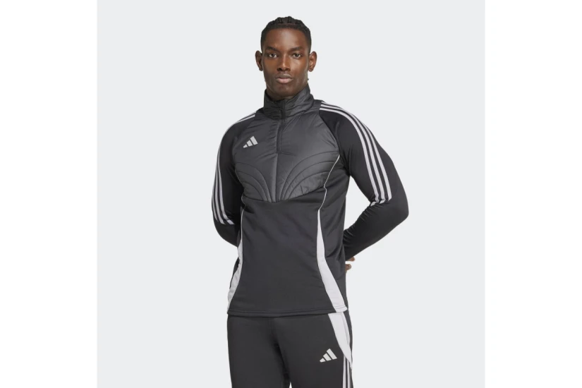 Adidas Tiro24 Winterized Μακρυμάνικη Μπλούζα Προπόνησης με Φερμουάρ