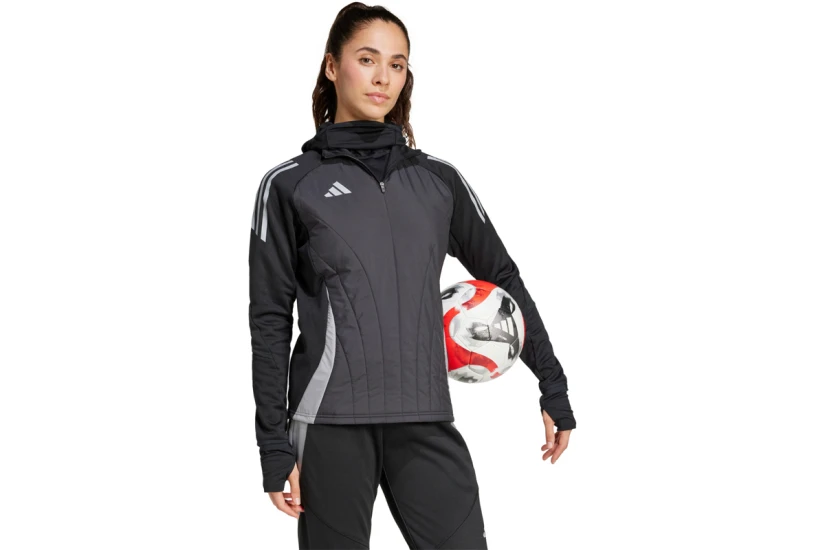 Adidas Tiro24 Winterized Μακρυμάνικη Μπλούζα Προπόνησης με Φερμουάρ