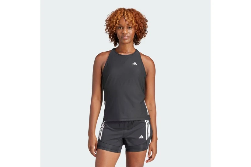 Adidas Performance Own The Run Γυναικεία Αμάνικη Μπλούζα Μαύρη