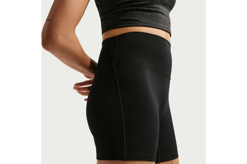 Nike One High-Waisted Γυναικείο Κοντό Κολάν Μαύρο