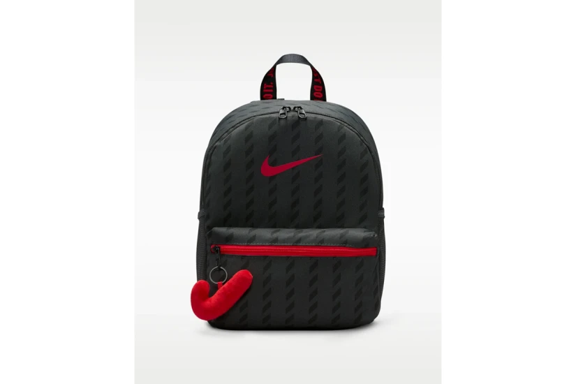 Nike JDI Mini Backpack Ανθρακί, Μαύρο, Κόκκινο 11L