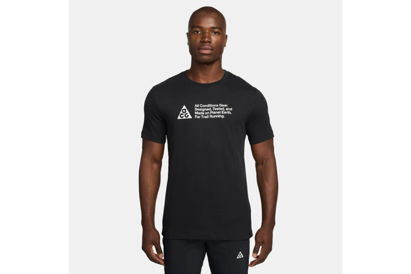 Nike ACG Trail Ανδρικό Κοντομάνικο T-Shirt Μαύρο, Λευκό